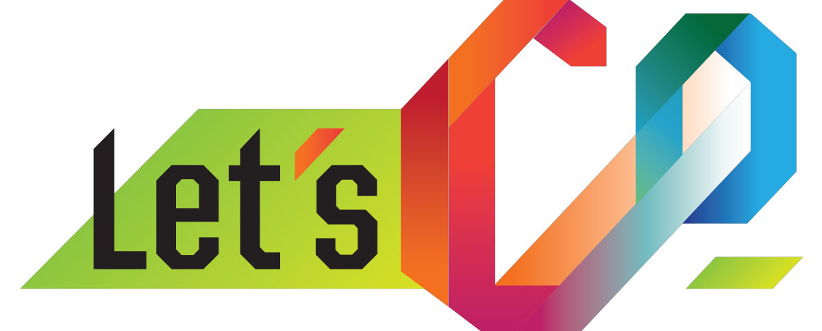 Let's Co logo in rainbow gradient lettering, WSECU campaign